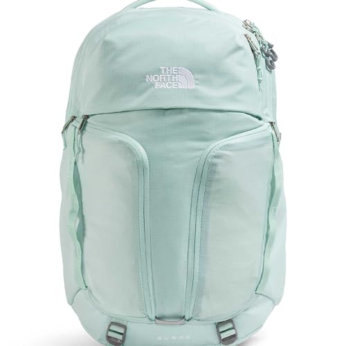 The North Face Women's Surge Commuter Laptop Backpack, Opal Frost, One Size | Everyday Travel Bag, Laptop Sleeve, Water-Repellent - color: Opal Frost