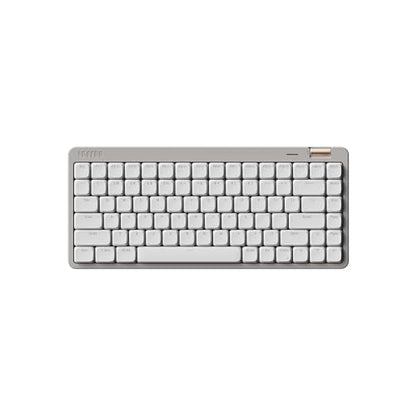 Flow Lite 84 Keys Low Profile Mechanical Keyboard, 75% Swappable Rechargeable Wireless Keyboard with 2.4G Receiver, Bluetooth and Wired Connection for Windows, Mac/ Specter Linear Switches (Marble) - color: Marble