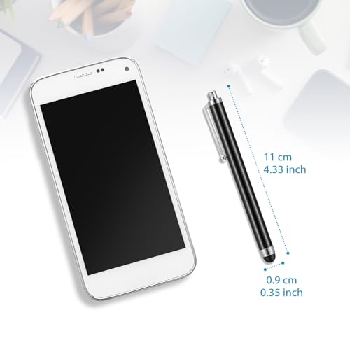 Outus Stylus Pen Set of 100 Universal Capacitive Stylus Compatible with Samsung, Tablet, Most Devices with Capacitive Touch Screen (Black)