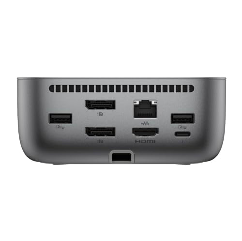 HP Thunderbolt 4 100W G6 Dock Universal Thunderbolt/USB-C Docking Station | Port Replicator Bundle w/Dockztorm Hub (Single Cable for Charging, Data Transfers to Any Brand Laptop)