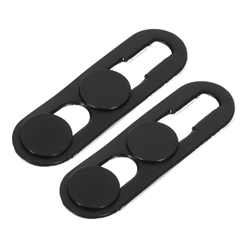2pcs Sliding Phone Camera Cover Privacy Lens Protector for Smartphones and Laptops, Ultra-Thin Black Webcam Shield Compatible with Cell Phones and Desktop Pcs
