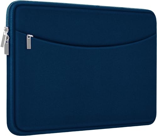Laptop Sleeve 15.6 inch, Shockproof Protective Laptop Cover Briefcase Carrying Bag with Accessory Pocket, Portable Computer Case Compatible with MacBook, HP, Dell, Lenovo, Asus, Blue - color: Blue, size: 15.6 inch