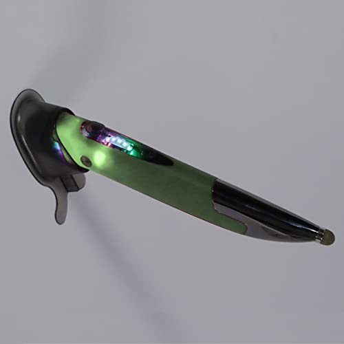 Yinhing Pen Rechargeable Portable Optical Mode for PC Laptop Luminous Silent Handheld Small Design (Green) - color: Green