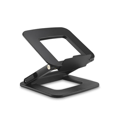 Kensington SmartFit EQ Adjustable Laptop Stand for Desk, Foldable Portable Notebook Holder, Anti-Slip Silicone Tablet Mount for 13"-16" Laptops and Tablets, Black K50427NA