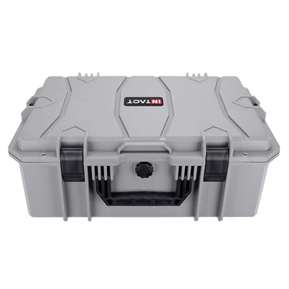 Eylar 21.6" Intact Series Carry-On Hard Camera Case, Lightweight and Durable Stacker Design with Foam (Gray) - color: Gray