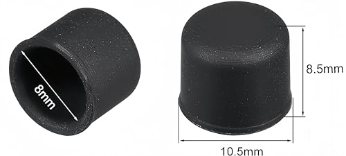 20Pcs Silicone RCA Port Anti-Dust Stopper Cap Cover for Desktops Amplifiers DVDs TVs etc. Lotus Female Ports, Dustproof Cover Cap Plug Protector Black - size: RCA