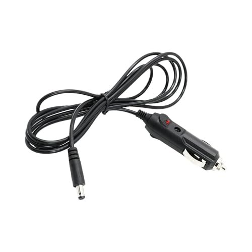 12V Car Charger Adapter, Car Cigarette Lighter Male Plug to DC Connector, Power Cable Compatible with Neck Back Massage Cushions/Portable DVD Players/Cars Refrigerators/Cameras (1PC) - size: 1PC