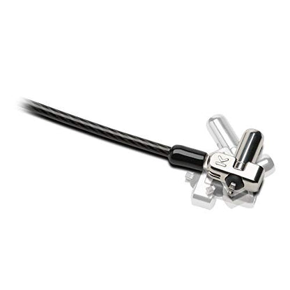 Kensington N17 Dell Laptop Lock - Keyed (K64440WW), Black and Silver, 1.1"x0.4"x0.4" | Keyed security locking cable, deters laptop theft, fits Dell laptop security slots - size: Keyed