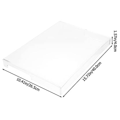 Keyboard Dust Cover Transparent Acrylic Keyboard Protector for Home Office Water-Resistant Protective Case for Laptop and Desktop Use 15.74 X 10.43 X 1.57 in - size: 40.00X26.50X4.00CM