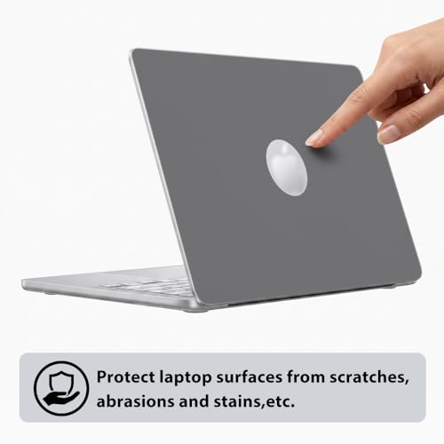 Laptop Skin Decal for 2026 MacBook Neo 13" Model A3404 | Ultra-Thin Wrap with Anti-Scratch, Dustproof,and Anti-Fingerprint Protection,Residue-Free Protective Sticker (Gray) - color: Gray