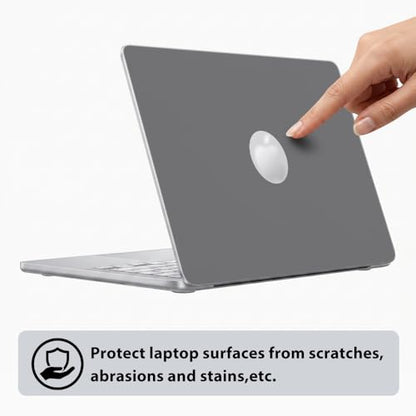 Laptop Skin Decal for 2026 MacBook Neo 13" Model A3404 | Ultra-Thin Wrap with Anti-Scratch, Dustproof,and Anti-Fingerprint Protection,Residue-Free Protective Sticker (Gray) - color: Gray