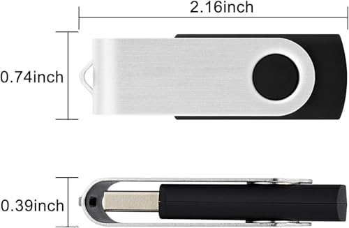 KEXIN 128GB Flash Drive 10 Pack 3.0 Flash Drive Bulk USB Thumb Drive 128 GB USB Drive USB 3.0 Flash Drive with Led Indicator, Black - size: USB 3.0-128G, style: 10 Pack