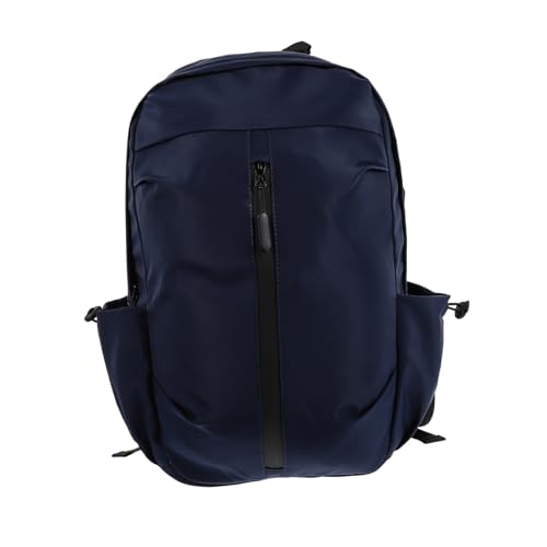 SHINEOFI Business Laptop Backpack for Men with USB Charging, Oxford Cloth Travel Backpack, Blue Sturdy Daypack for Work and School Use