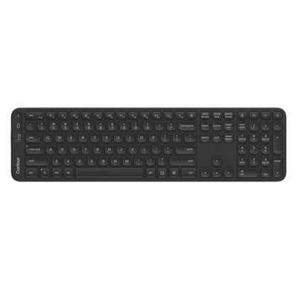 Contour Balance Keyboard: Full-Size Wireless Keyboard with USB Receiver, US Layout, Numeric Keypad, 18 Programmable Keys, AI Key, Home & Office, Windows Layout