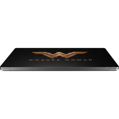 Skinit Laptop Decal Skin Compatible with Universal Laptop 17in (13.8 x 10in) - Officially Licensed Warner Bros Wonder Woman Gold Logo Design