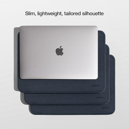 Incase ICON Sleeve with Woolenex - MacBook Air 13 inch Case - M5 2026, M4 2025, M3 M2 2024-2022 - Fitted MacBook Case, Laptop Sleeve, Hard Cover, Durable, Lightweight - Heather Navy - color: Heather Navy