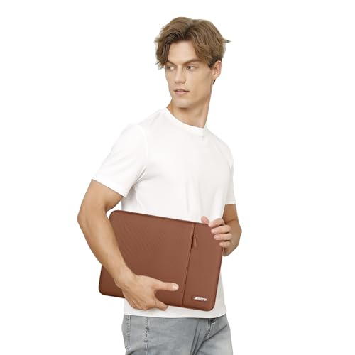 MOSISO Laptop Case 13 inch, Laptop Sleeve Bag with Pocket | Compatible with MacBook Neo A3404 2026/Air/Pro 13 M5/M4/M3/M2/M1 2026-2016, Polyester Vertical Computer Bag,Caramel Brown - color: Caramel Brown, size: 13 inch