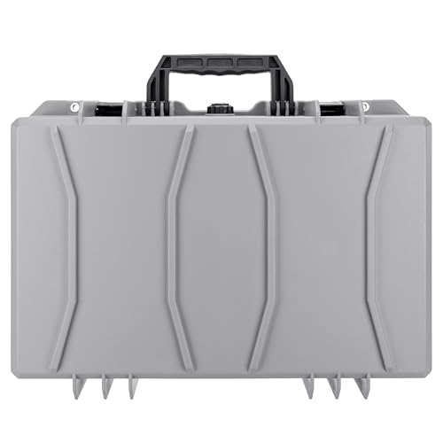 Eylar 21.6" Intact Series Carry-On Hard Camera Case, Lightweight and Durable Stacker Design with Foam (Gray) - color: Gray