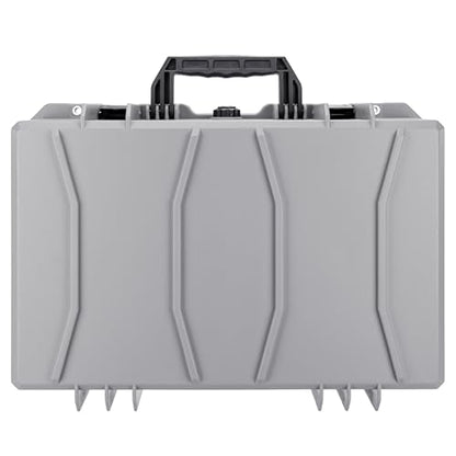 Eylar 21.6" Intact Series Carry-On Hard Camera Case, Lightweight and Durable Stacker Design with Foam (Gray) - color: Gray