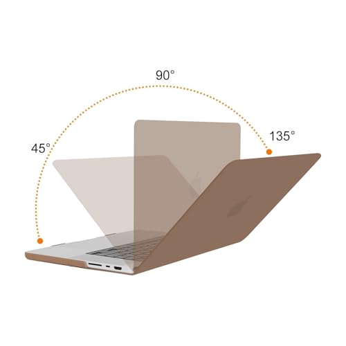 MOSISO Compatible with MacBook Pro 16 inch Case M5 M4 M3 M2 M1 2026-2021 | A3429 A3428 A3403 A3186 A2991 A2780 A2485, Protective Hard Shell Case&Keyboard Cover&Screen Film&Pouch, Caramel Brown - color: Caramel Brown