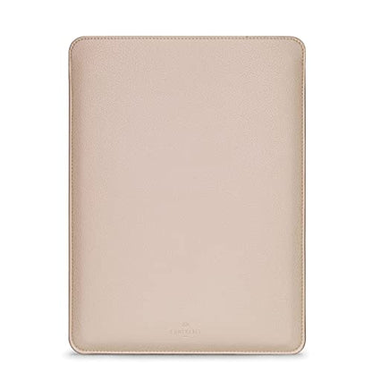 Comfyable Laptop Sleeve 13 Inch Precisely Compatible with MacBook Air M5 2026 & MacBook Pro/Neo A18, Faux Leather Cover Case, Sand - color: Sand, size: For 13" MacBook Pro & Air & Neo