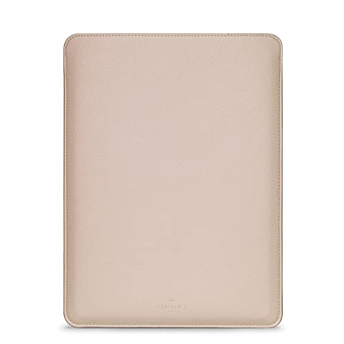 Comfyable Laptop Sleeve 13 Inch Precisely Compatible with MacBook Air M5 2026 & MacBook Pro/Neo A18, Faux Leather Cover Case, Sand - color: Sand, size: For 13" MacBook Pro & Air & Neo