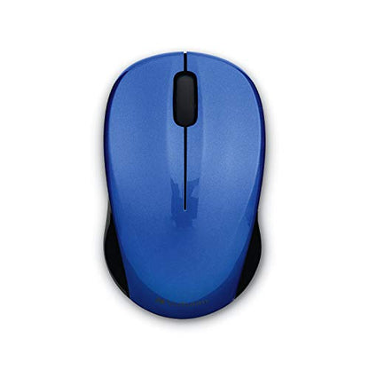 Verbatim 2.4G Wireless LED Silent Mouse - Noiseless and Silent Click Computer Mouse with Nano Receiver for Mac and PC - Blue - style: Blue Mouse