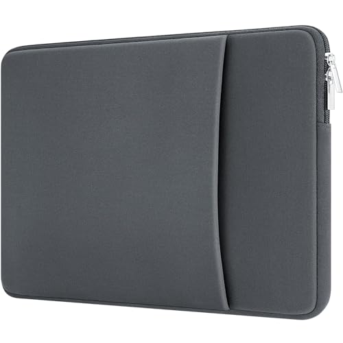 11-11.6 Inch Laptop Sleeve Shockproof Case Padded Computer Protective Cover with Pocket Compatible with 11.6" MacBook Acer ASUS HP Stream Dell Samsung Chromebook Notebook, Gray - color: Gray, size: 11"-11.6"