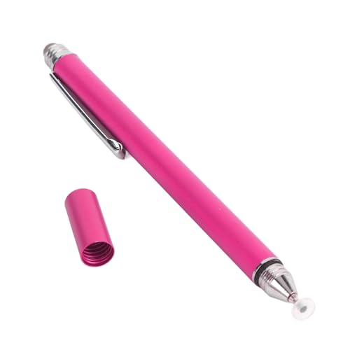 Dioche Capacitive Stylus Pen 2 in 1 Stylus Pen - High Sensitivity Double End Capacitive with Two Tips for Touch Screen & Digital Calendar - Dark Blue (Pink) - color: Pink