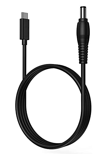 5ft USB C to DC 5.5mm x 2.1mm Power Charging Cord for Laptop (5521), 20V USB Type C Male Input to DC 5.5 x 2.1mm Male Power Charging Cable up to 100W(Not Comaptible with Starlink)