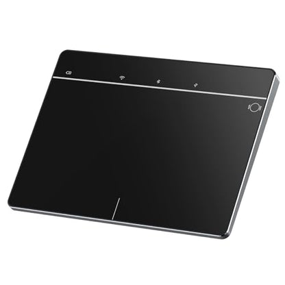 Homiguar Wireless Bluetooth Trackpad for Windows 10 & 11, 3-in-1 Connectivity Modes,High Precision Control, Portable Multi-Touch Gestures touchpad for PC & Laptop (Black) - color: Black