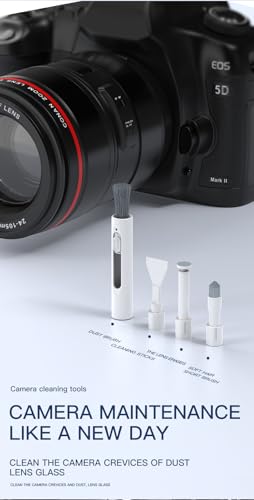 Multi-Functional Electronics Cleaning Kit, Charging Port Cleaner, for Mobile Phones, Headphones, Computer, Monitor, Camera Lens, White
