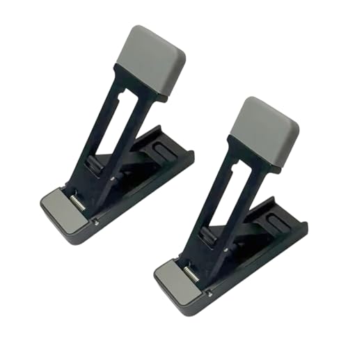 2Pcs Foldable Laptop Stand Portable Notebook Holder Adjustable Cooling Bracket For Laptop Tablet Ergonomic Laptop Tablet Stand - color: Black