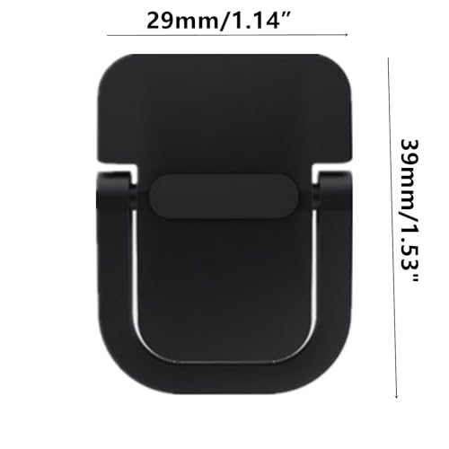 2 Pcs Laptops Stand, Portable Computer Keyboards Stand, Black | Self-Adhesive, Invisible Laptops Feet, Foldable, For 10-15.6" Laptops