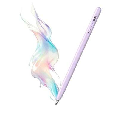 Digital for Android Tablets Stylus Pen for Samsung Galaxy Tab A11+Plus/A11/A9+/A9 Pencil,Accurate Without delay，One-Click Power On/Off,+2Nibs&Long Battery Life (Purple) - color: Purple