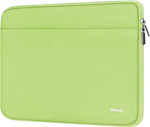 Laptop Case 14 inch, Shockproof Protective Notebook Cover Bag with Accessory Pocket, Durable Carrying Laptop Sleeve Compatible for MacBook HP Lenovo Dell Asus Acer, Light Green - color: Light Green, size: 14 Inch