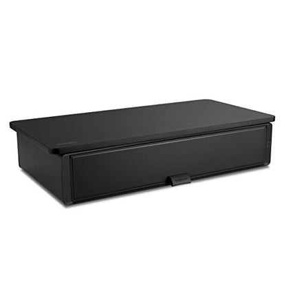Kensington Monitor Stand Riser UVStand™ with UV Disinfection Compartment, Computer Monitor Stand with Storage Drawer, Desktop Monitor Riser for Monitor Up to 34", Black K55100WW 27" x 14" x 7"