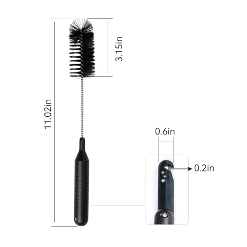Intercleaner 2 PCS Vacuum Cleaner Cleaning Brush, 11.02 Inch 2 in 1 Cleaning Tool, Clean Hair with a Cutter, Suitable for All Vacuum Cleaners