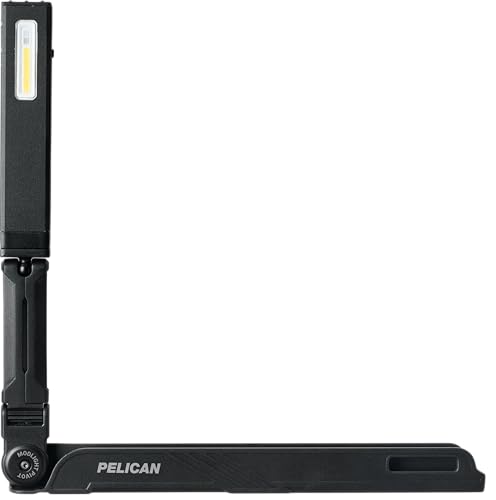 Pelican ModLight In-Case LED Light – Rechargeable, Pivoting Head, 3 Color Modes (Red, Blue, White), USB-C, 18-Hr Runtime Protector, Air, Storm, and Vault Cases
