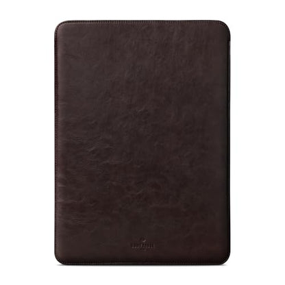 Comfyable Laptop Sleeve 14 Inch Precisely Compatible with MacBook Pro M5 M4 M3 M2 Pro/Max 2026-2021, Faux Leather Cover Case, 14 in, Dark Brown - color: Dark Brown, size: For 14" MacBook Pro