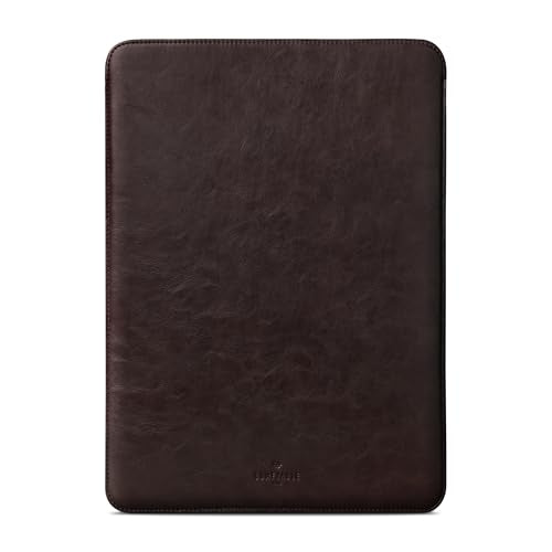 Comfyable Laptop Sleeve 14 Inch Precisely Compatible with MacBook Pro M5 M4 M3 M2 Pro/Max 2026-2021, Faux Leather Cover Case, 14 in, Dark Brown - color: Dark Brown, size: For 14" MacBook Pro