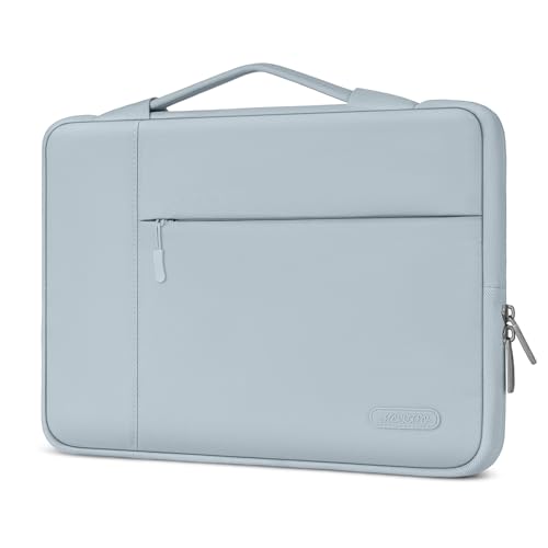 MOSISO Laptop Case 13.3 inch, 13-13.3 inch Laptop Sleeve with Handle Compatible with MacBook Air/Pro 13/Pro 14 M5 M4 M3 M2 M1,HP Dell ASUS Lenovo, Polyester Multifunctional Computer Bag, Baby Blue - color: Baby Blue, size: 13.3 inch