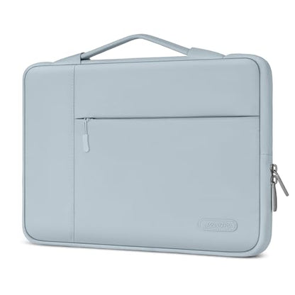 MOSISO Laptop Case 13.3 inch, 13-13.3 inch Laptop Sleeve with Handle Compatible with MacBook Air/Pro 13/Pro 14 M5 M4 M3 M2 M1,HP Dell ASUS Lenovo, Polyester Multifunctional Computer Bag, Baby Blue - color: Baby Blue, size: 13.3 inch