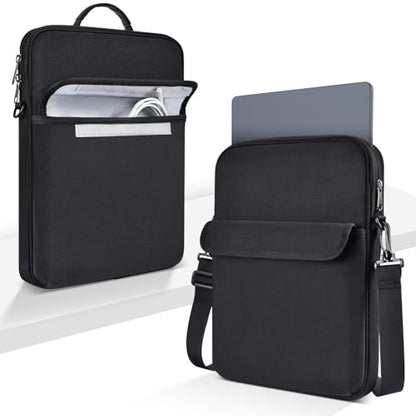 13 inch Laptop Sleeve Case Shoulder Bag for 2026 MacBook Air 13.6 in M4 M3 M2, Neo 13-inch Padded Shockproof Accessory Pocket