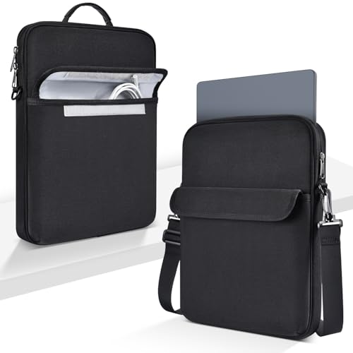 13 inch Laptop Sleeve Case Shoulder Bag for 2026 MacBook Air 13.6 in M4 M3 M2, Neo 13-inch Padded Shockproof Accessory Pocket