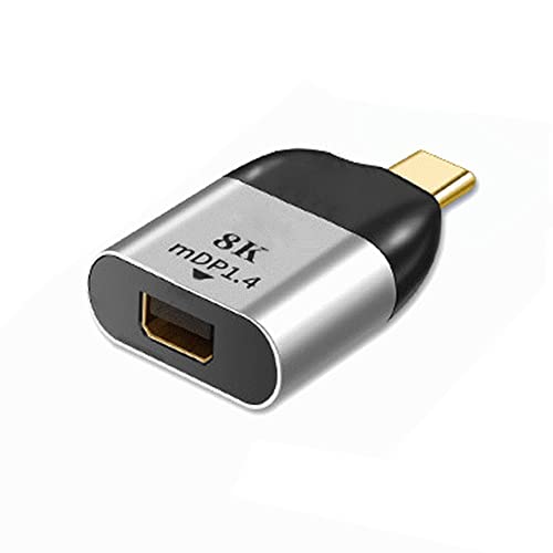 xiwai Type C to Mini DP Displayport Converter Adapter USB-C 8K 4K 2K 60hz for Tablet & Phone & Laptop - style: USB-C Type C to Mini DP Displayport