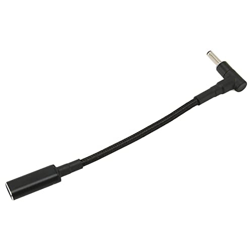 USB C to Slim Tip Adapter 4.0x1.35, PD Fast Charging Converter for Laptops, Aluminum Alloy Shell Heat Dissipation, Small Portable for Office Travel Business Trips