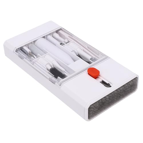 Eujgoov Keyboard Cleaning Tools Kit, Soft Hard Brush Set with Keycap Puller and Extendable Crevice Cleaner for Laptop and Electronics Dust Removal