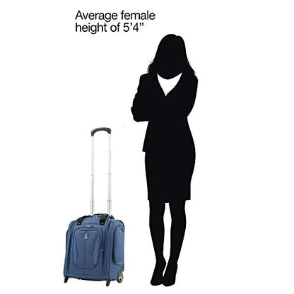 Travelpro Tourlite Softside 15-Inch Compact Carry-On, Upright 2 Wheel Bag, Lightweight Rolling Underseat, Blue - color: Blue
