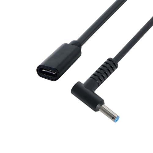 JSER Type C USB-C Female Input to DC 4.5x3.0mm Power PD DC 20V 65W Charge Cable fit Compatible for Laptop 18-20V (4.5x3.0mm) - style: DC 4.5*3.0mm